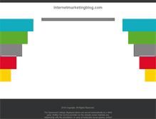 Tablet Screenshot of internetmarketingblog.com